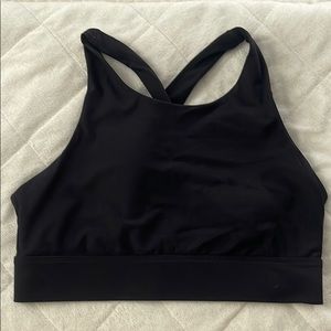 Black fabletics sports bra size small